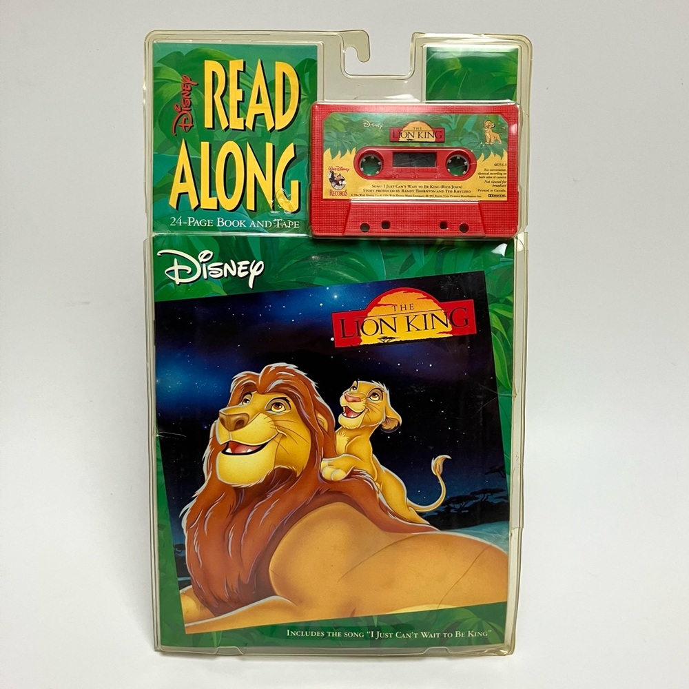 Vintage Lion King Read Along Book Cassette Tape Sealed Audiobook 90s Disney
